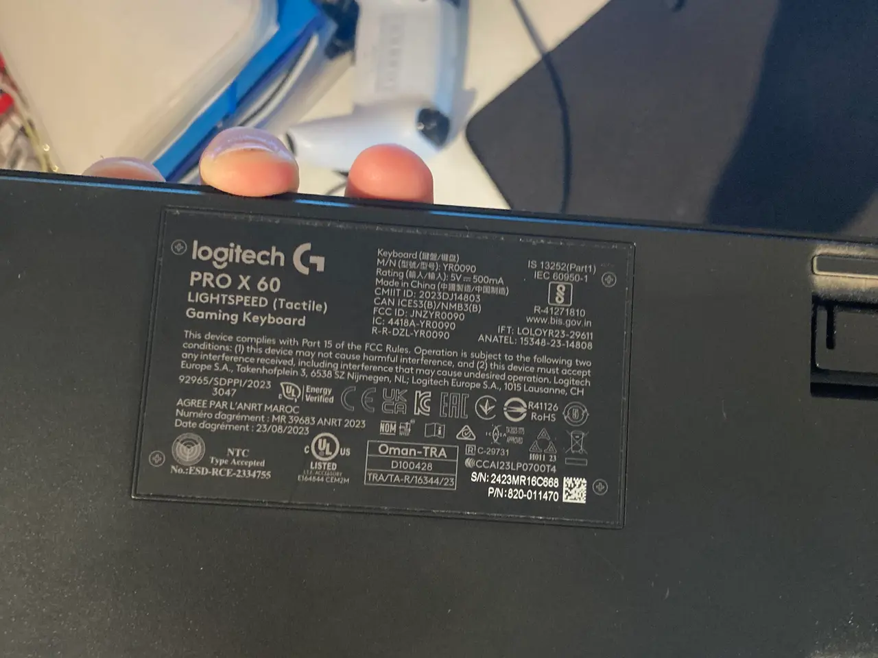 Billede 1 - Logitech pro x 60!!