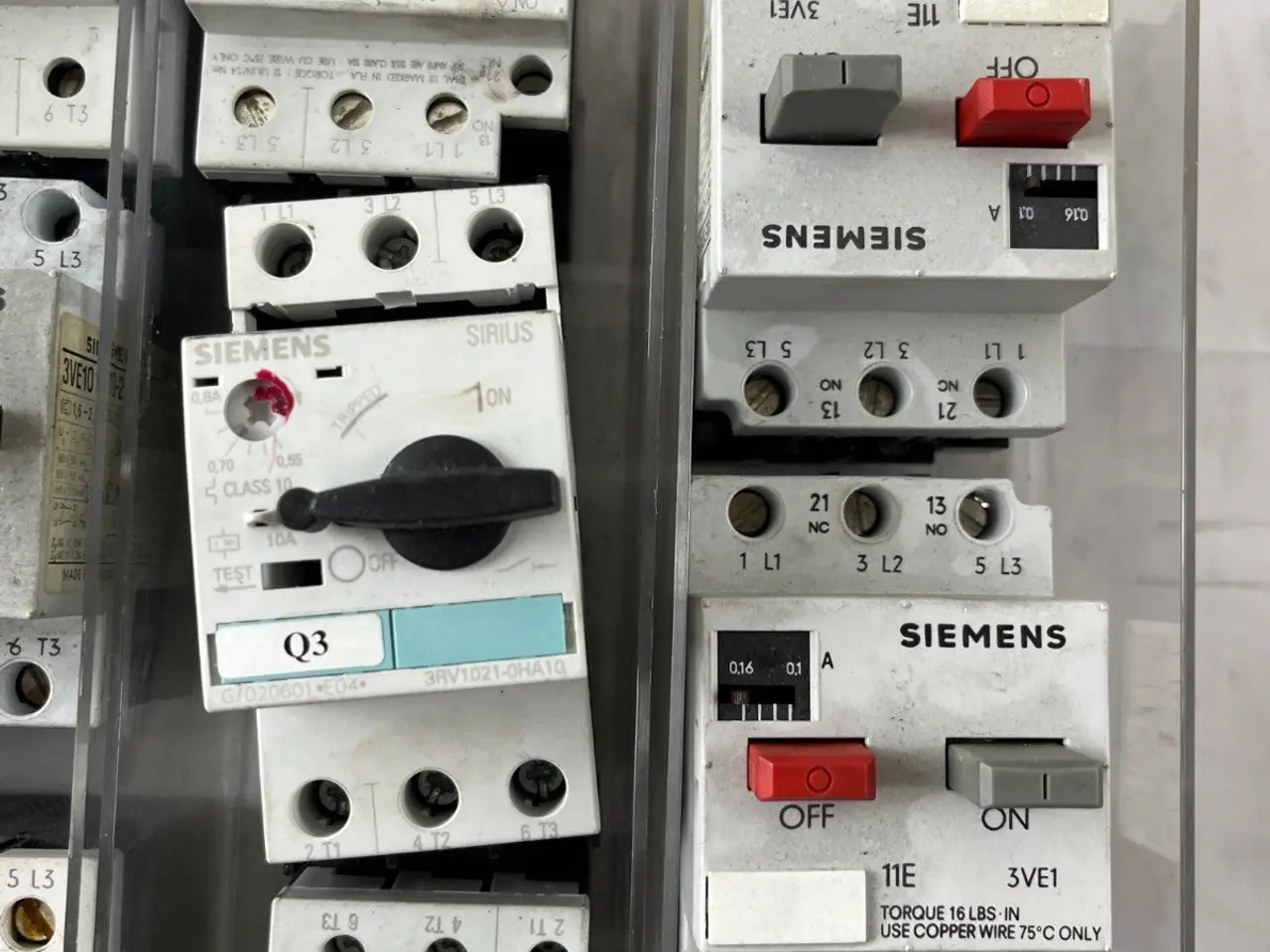 Billede 8 - Siemens Motor Starter parti 18pcs 3VE1 3RV 3VU