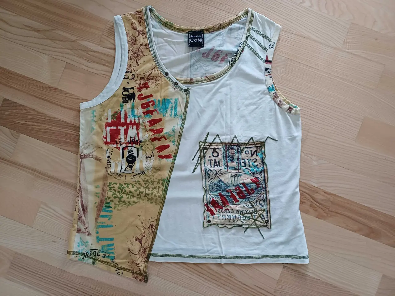 Billede 1 - T-shirt top Pause Café