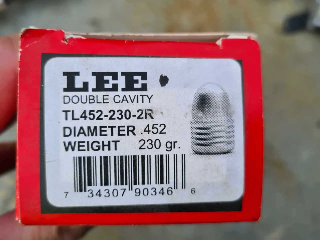 Billede 1 - Lee kugle form .452/230 