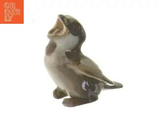 Porcelænsfigur af fugl (str. 8,5 cm) fra Bing & Grøndahl