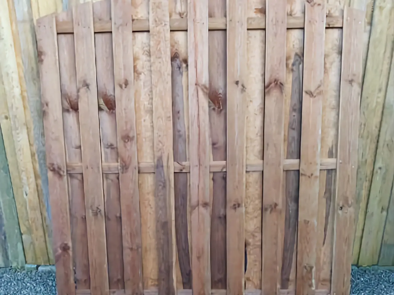 Billede 1 - Plankehegn 180 x 180 cm.