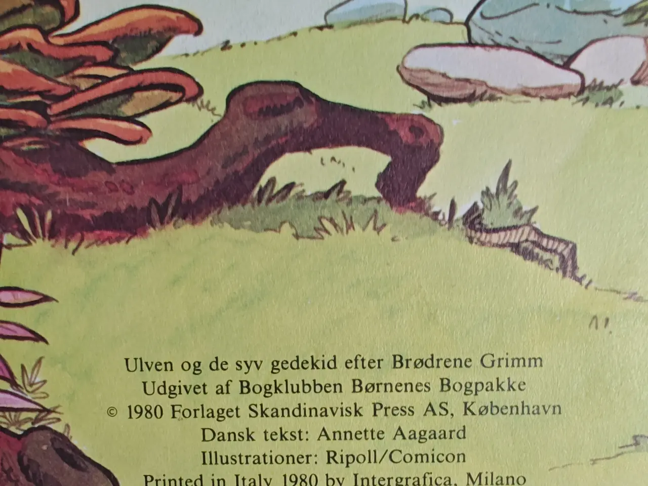 Billede 2 - Ulven og de syv gedekid BOG af Brødrene Grimm 1980
