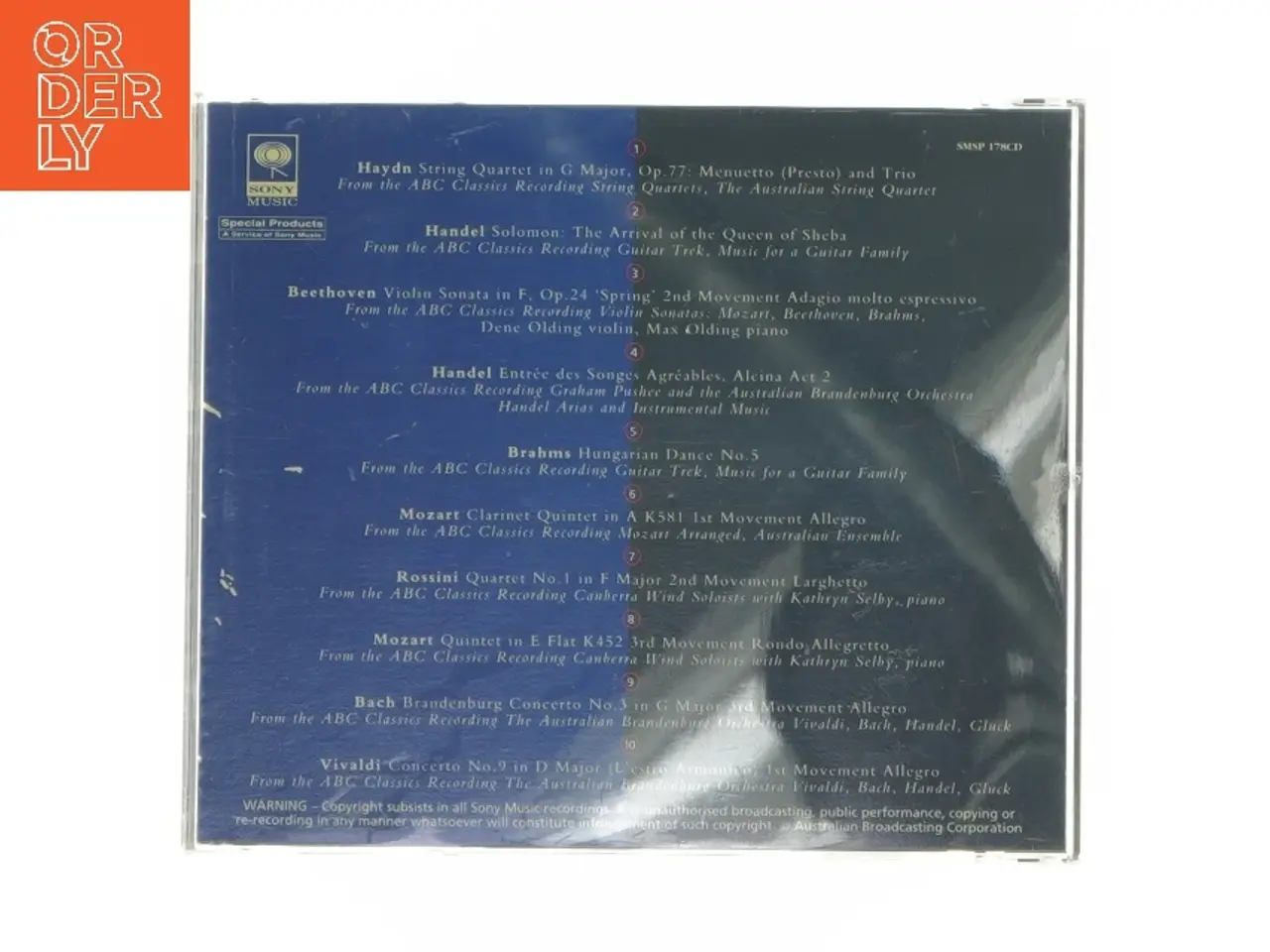 Billede 2 - CD - Australian Chamber Music fra Sony Music