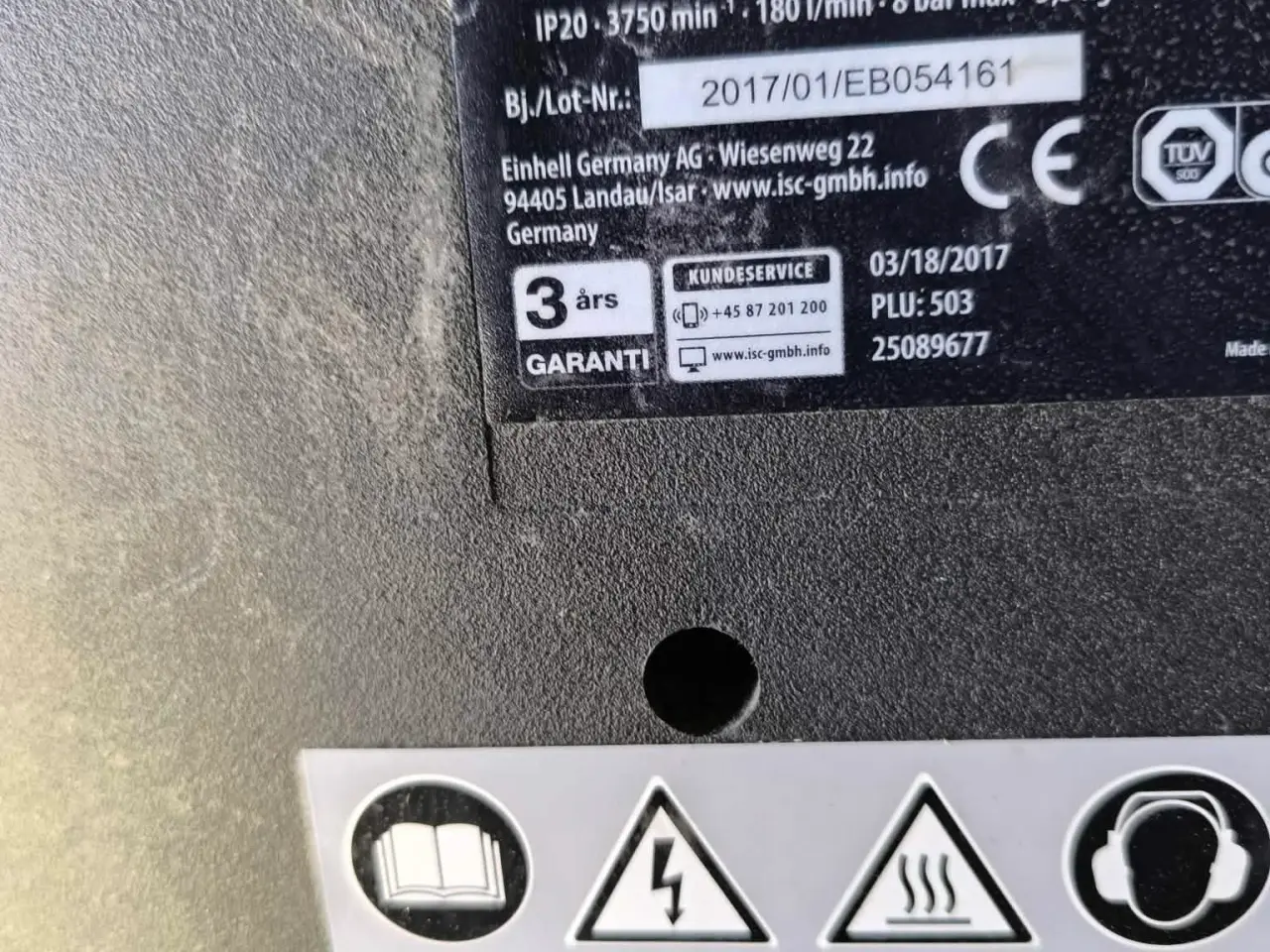 Billede 7 - Duro D-AC 190 kompressor med manometer og tilbehør