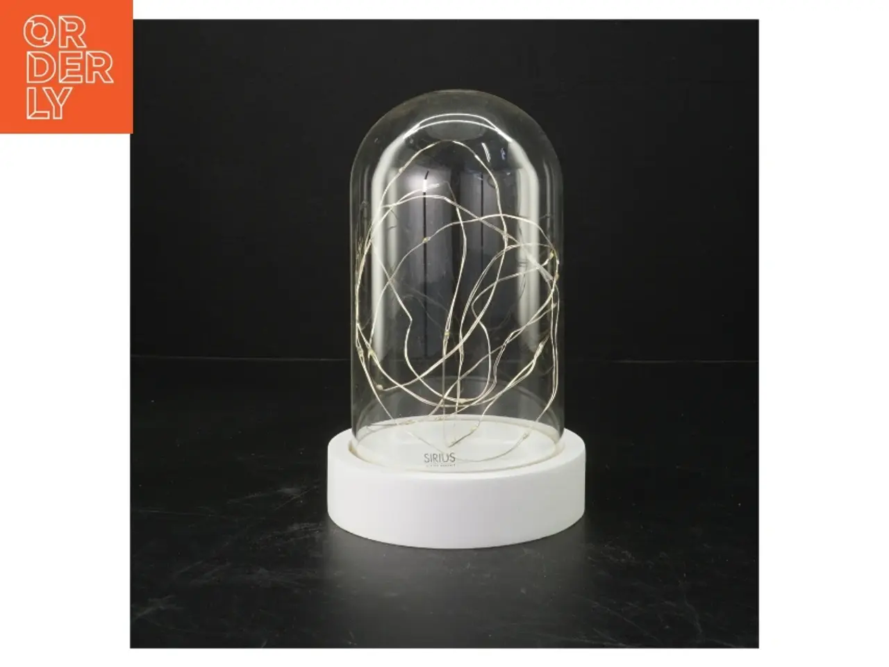 Billede 1 - Sirius glas kuppel med lys fra Sirius (str. 20 cm)
