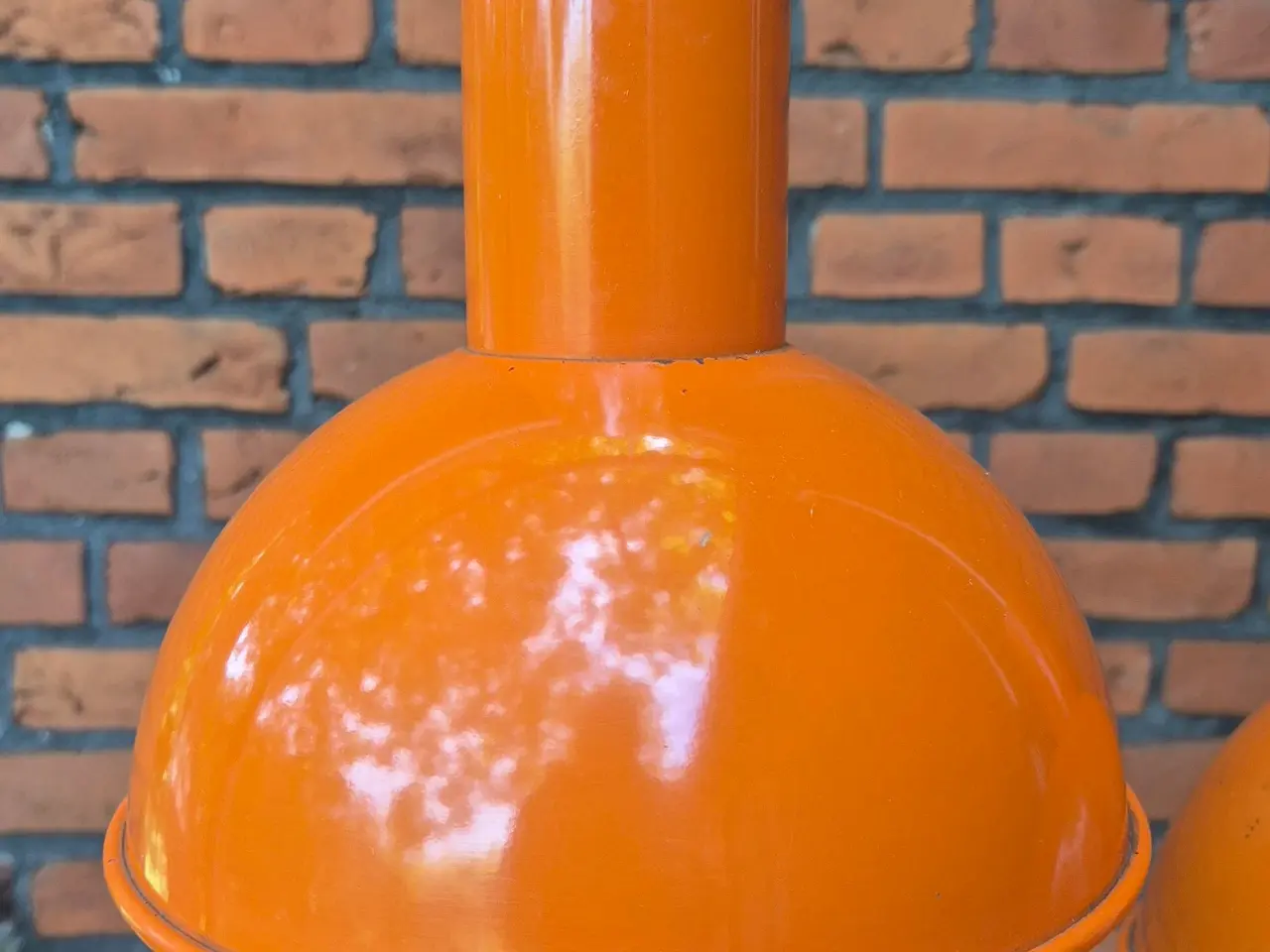 Billede 3 - To orange Mini Bunker med tilpas patina