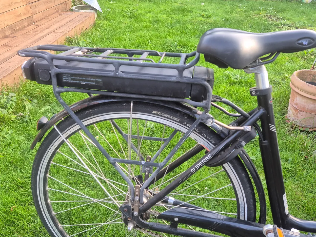 Billede 2 - Sort elcykel til dame