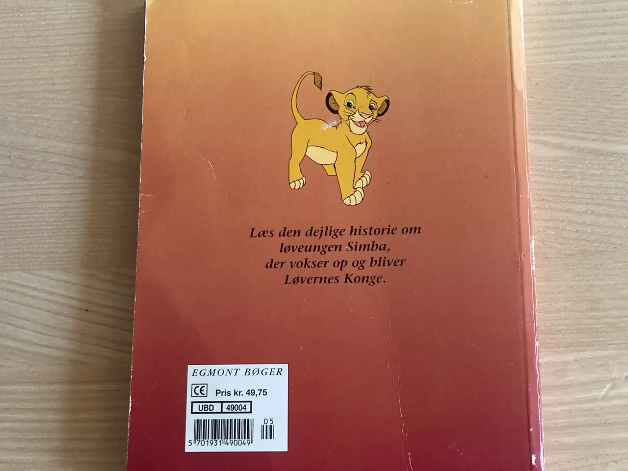 Billede 2 - Disney Løvernes Konge; billedbog på dansk