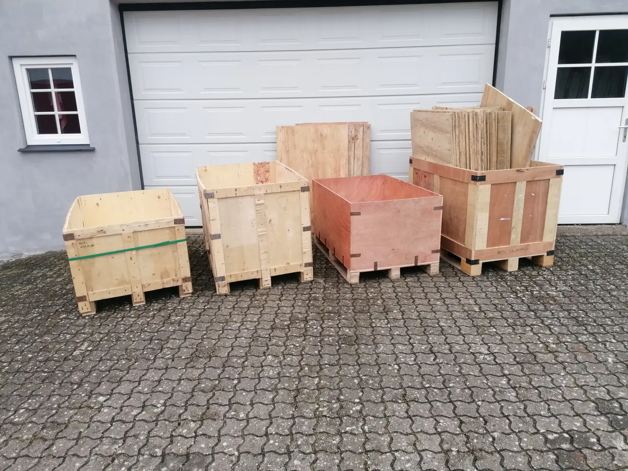 Billede 2 - Pallekasser ca. LxB 120x80 cm.Krydsfiner