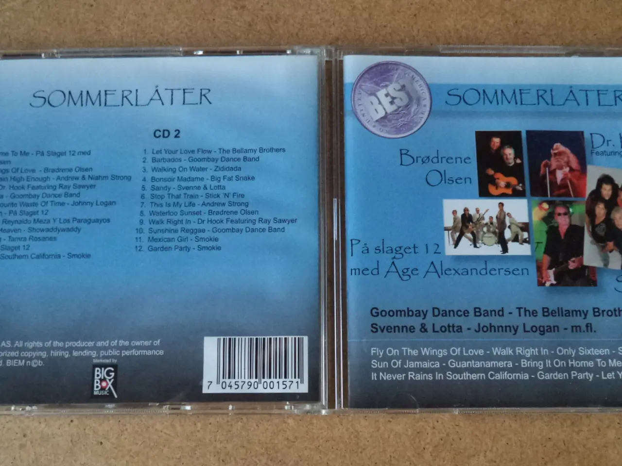 Billede 1 - Opsamling ** Best Sommerlåter (2-CD) (best 0611) 