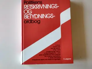 Politikens retskrivnings- og betydningsordbog