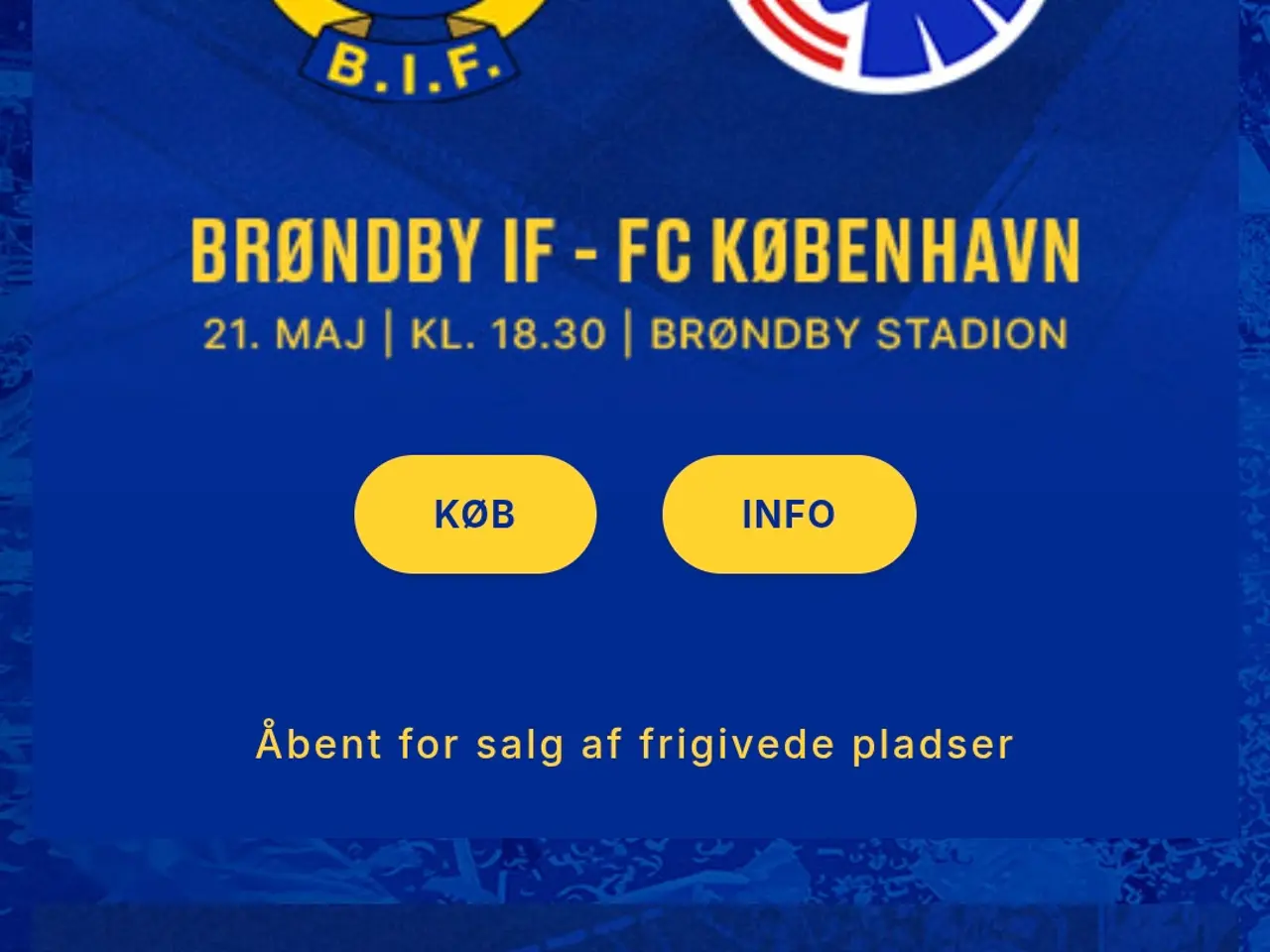 Billede 1 - 2 stk Derby billetter til Sydsiden
