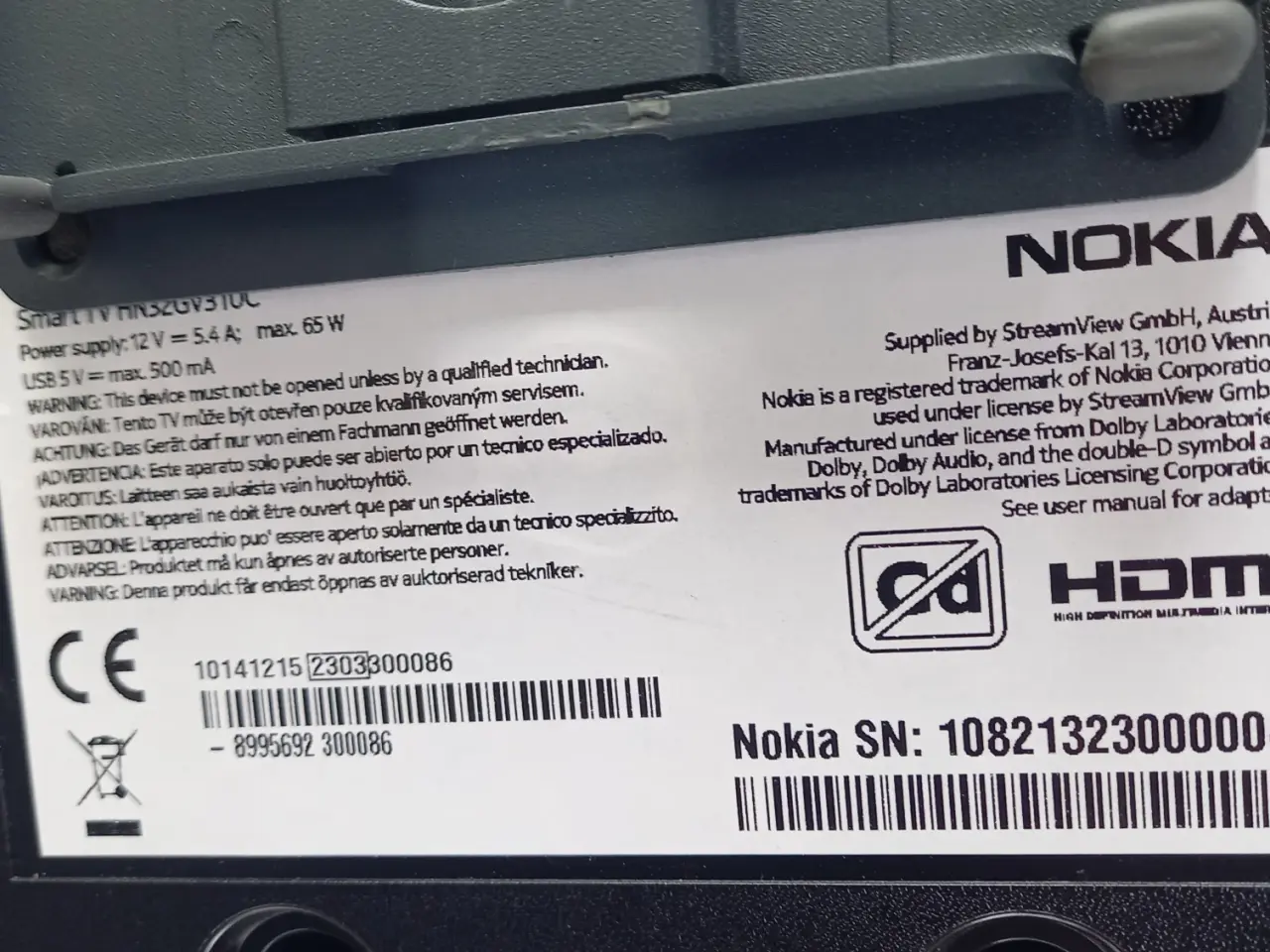 Billede 3 - SMART TV 32 " Nokia 12v/230