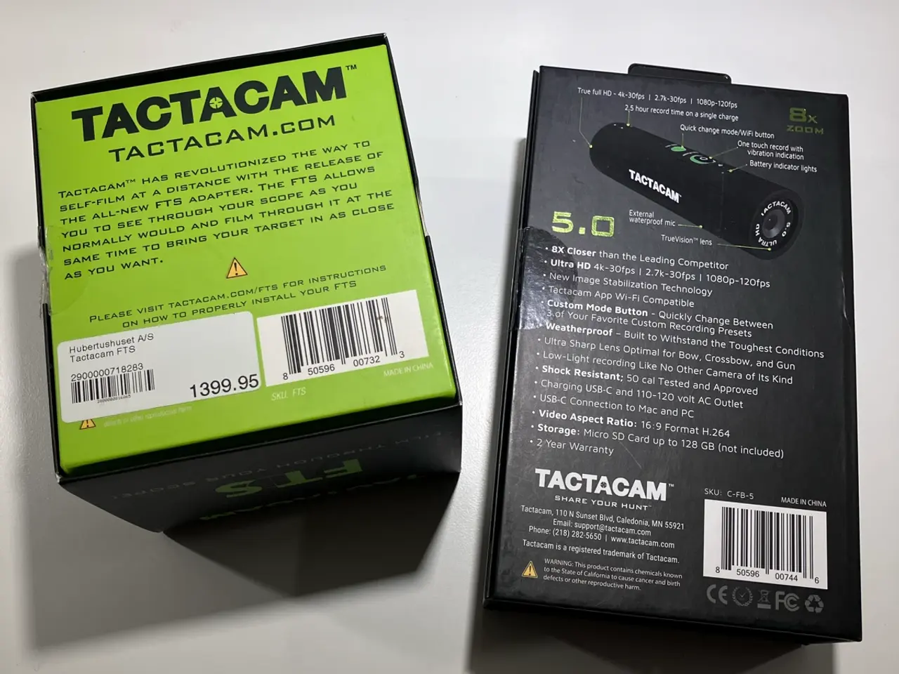Billede 3 - Tactacam 5.0 + montage