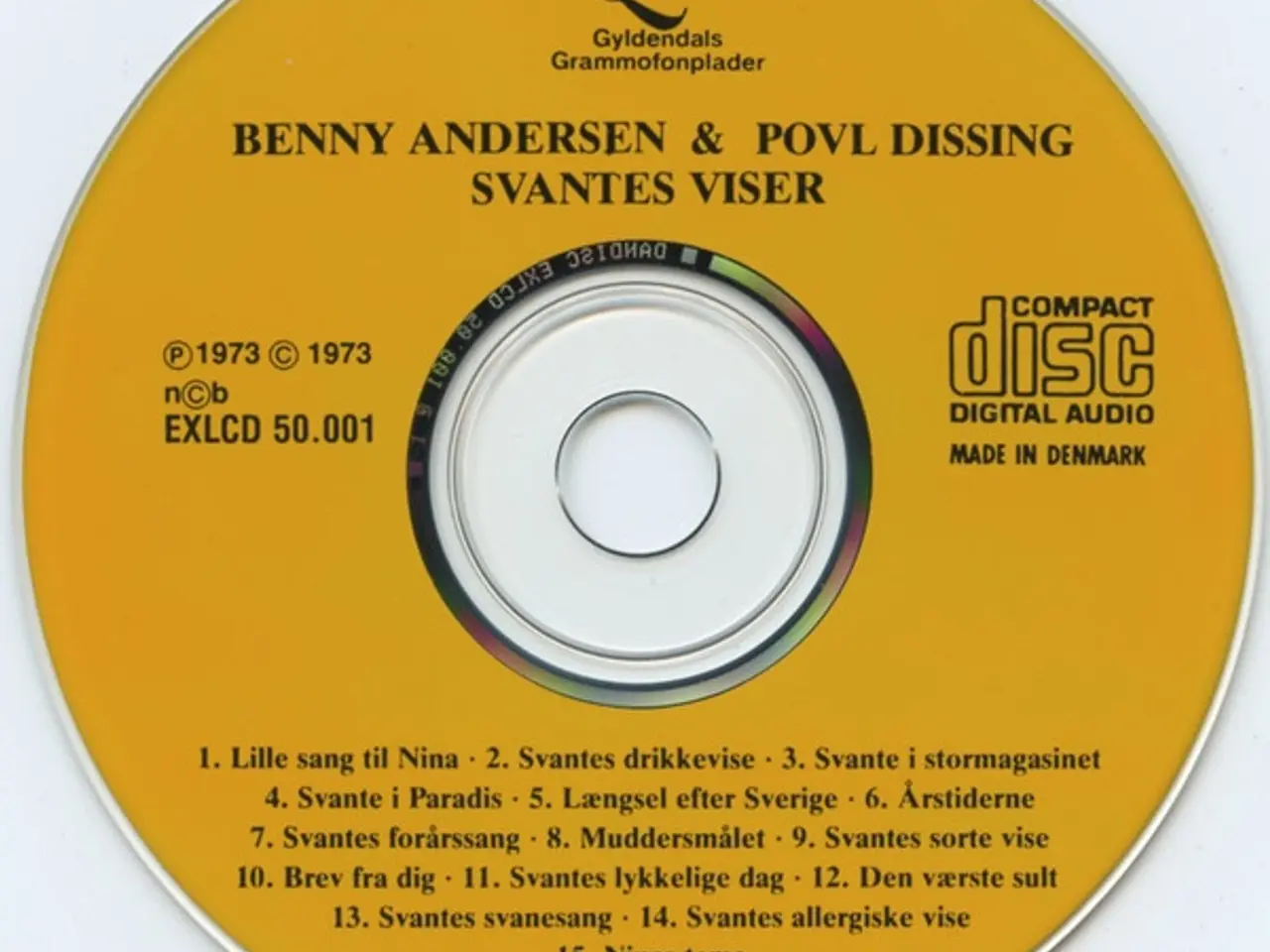 Billede 3 - Benny Andersen & Povl… – Svantes Viser – CD