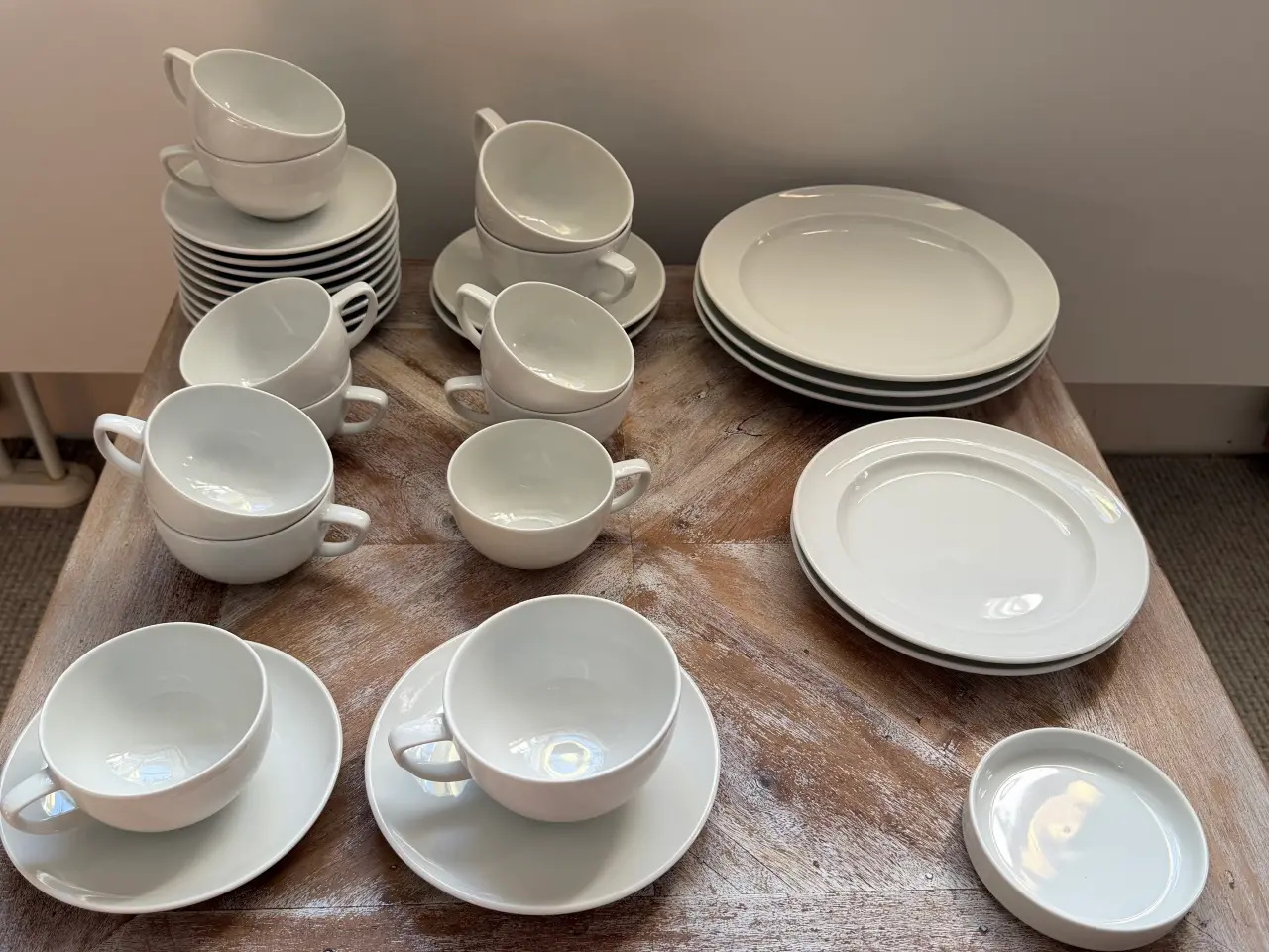 Billede 3 - Hvidpot stel, original Royal Copenhagen udgave