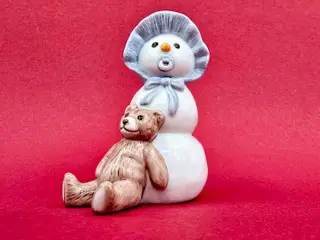 Royal Copenhagen Figur Snemand Dreng nr. 019. sortering 1