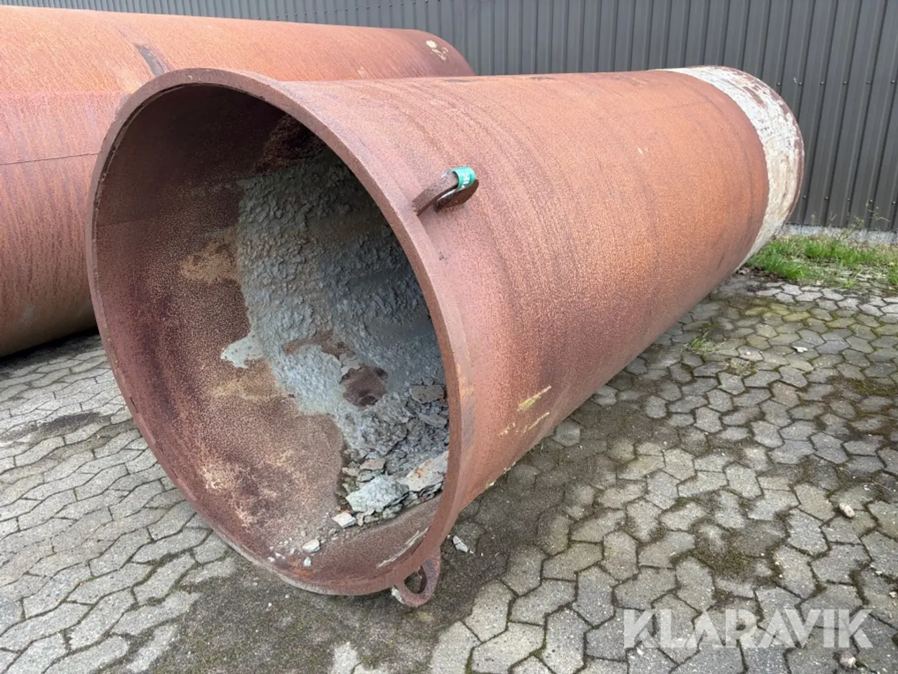 Billede 1 - Casing jern rør Ø. 3700x1330mm 1 styk