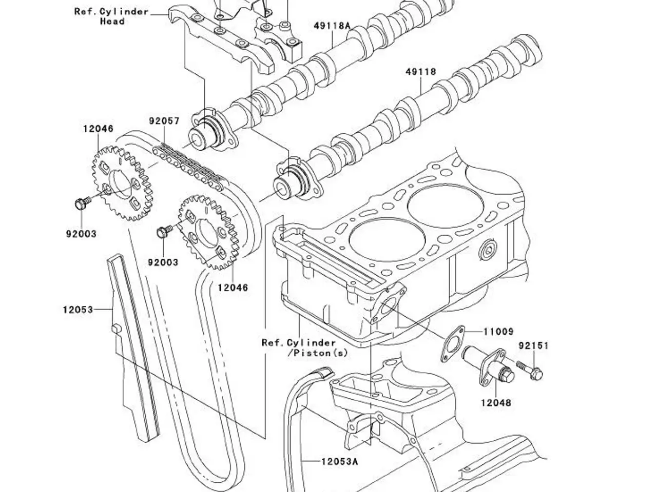 Billede 1 - Knastaksel Kawasaki ZZR1200