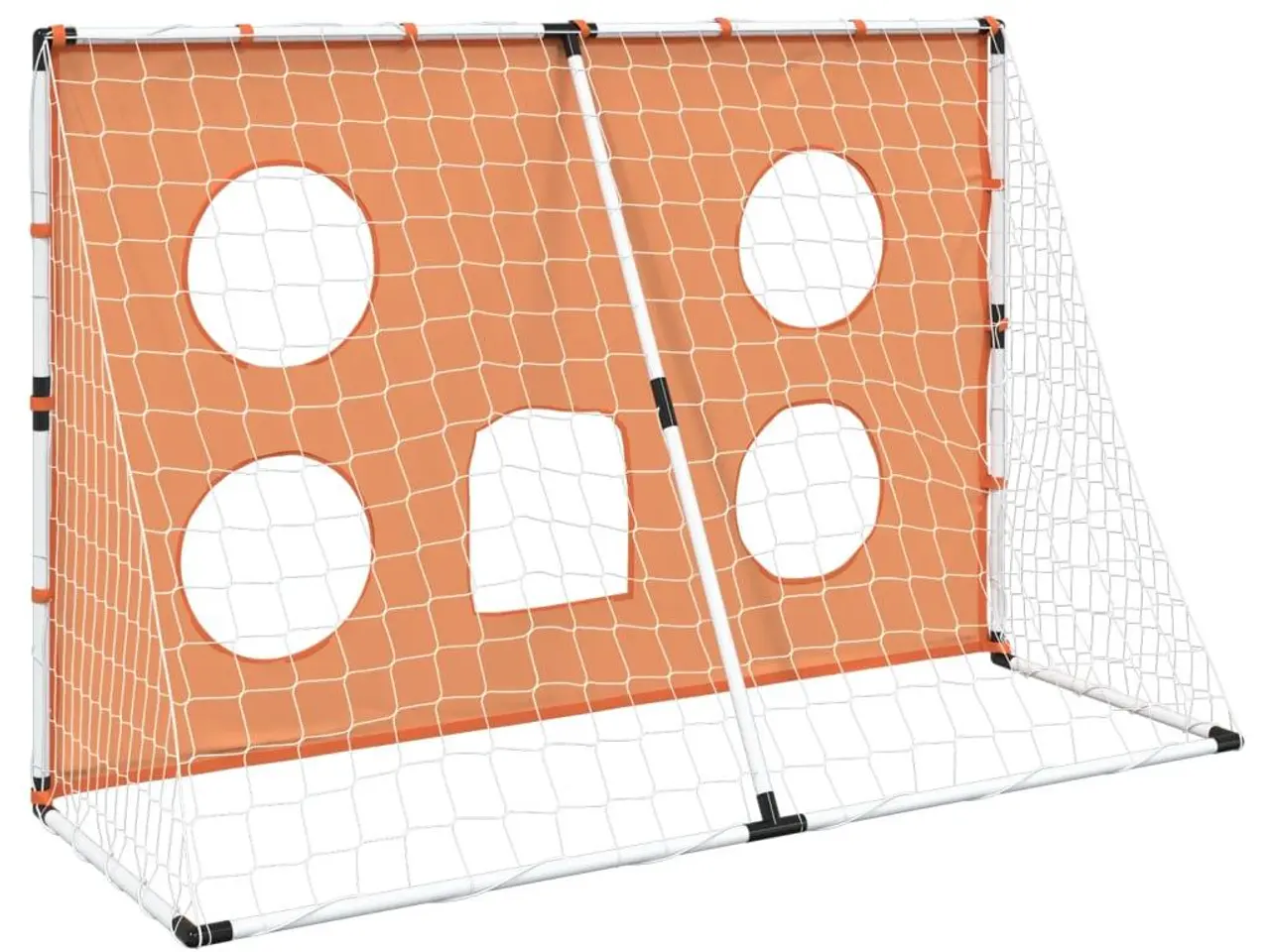 Billede 7 - Fodboldmål 182x62x118 cm med præcisionsdug og bold