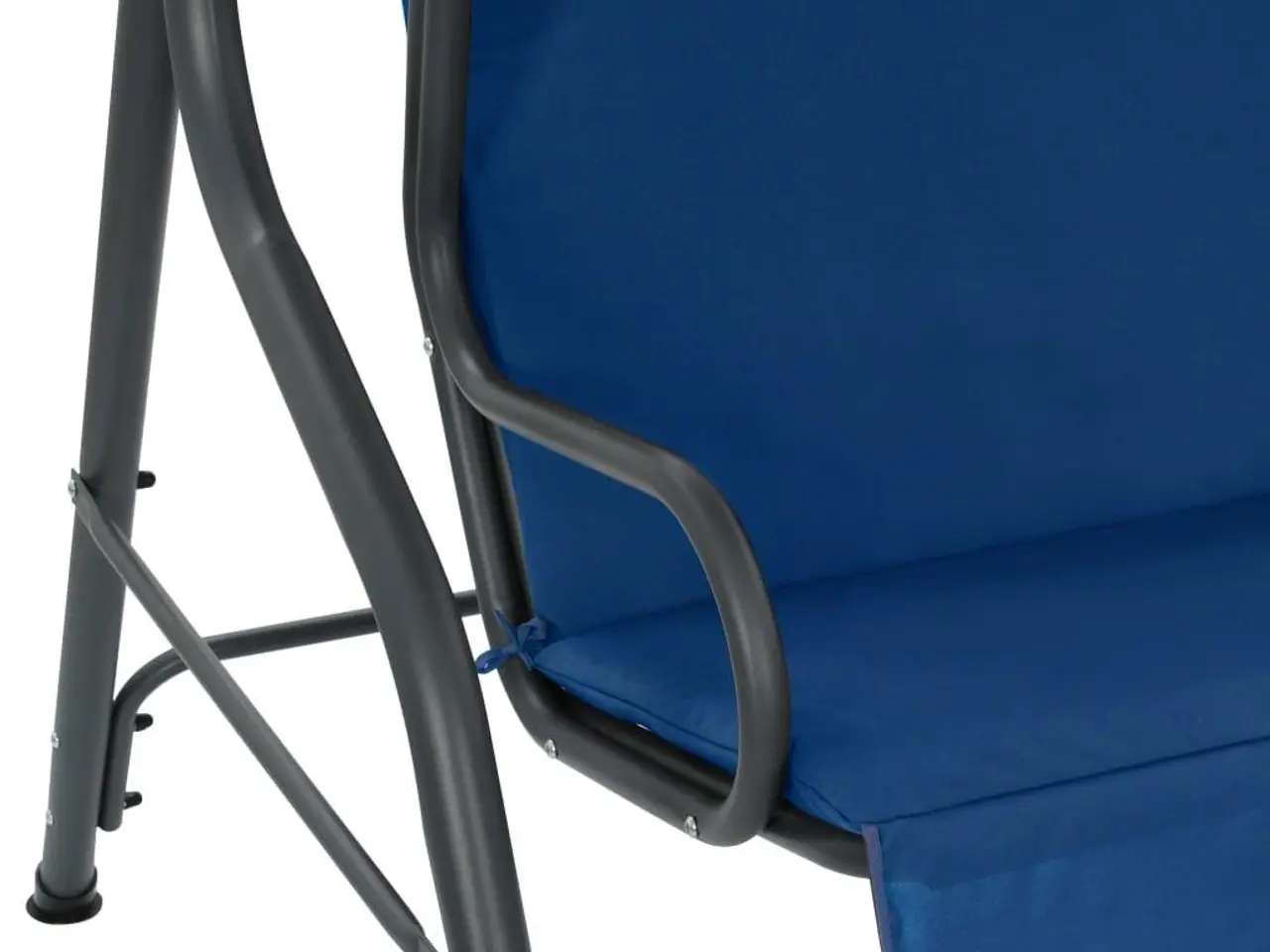 Billede 5 - Gyngesofa til haven 170×110×153 cm - mørkeblå stof