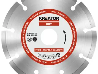 Diamantklinger til sten 125 mm PREMIUM