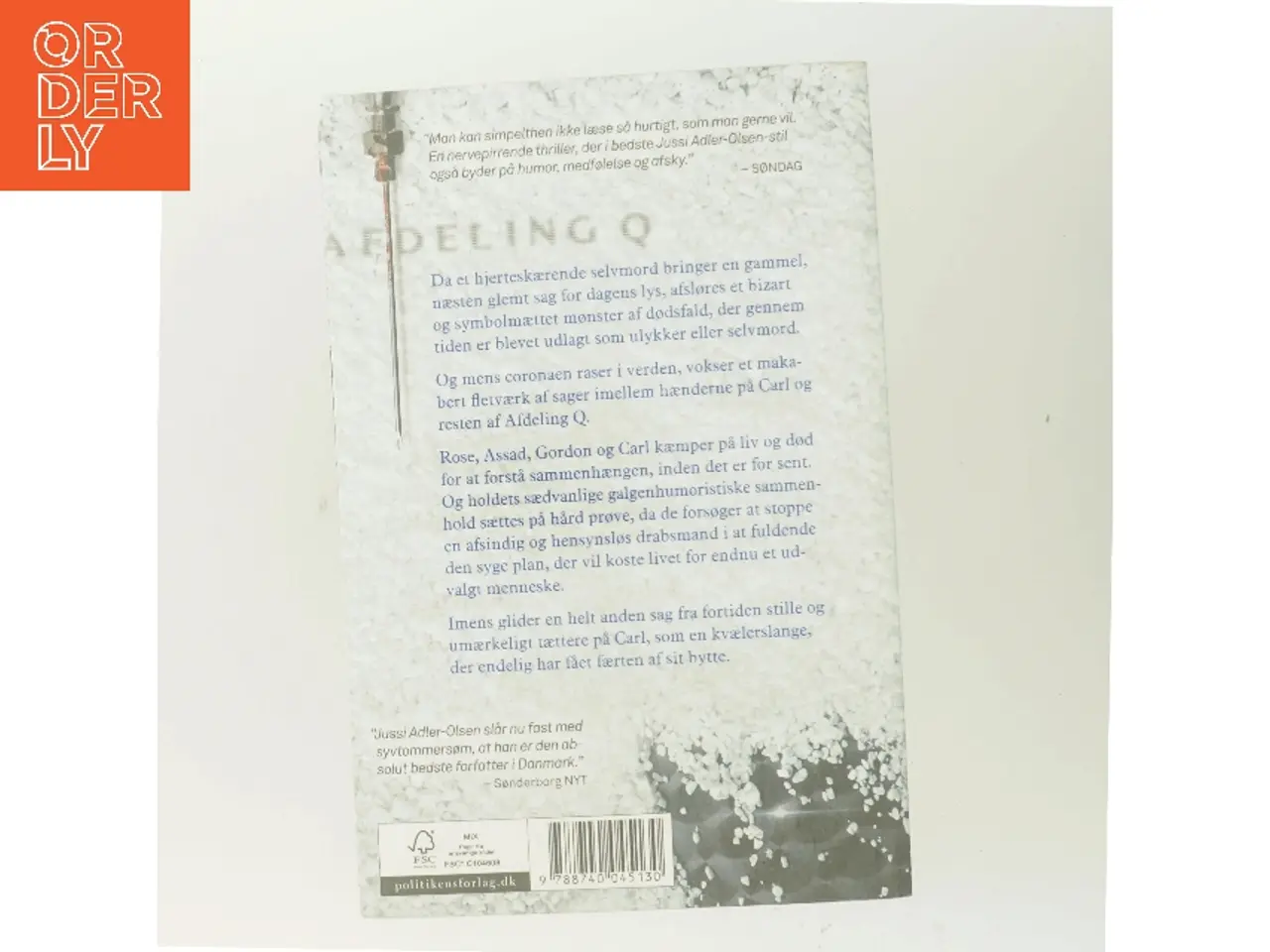 Billede 3 - Natrium chlorid : krimithriller af Jussi Adler-Olsen (Bog)
