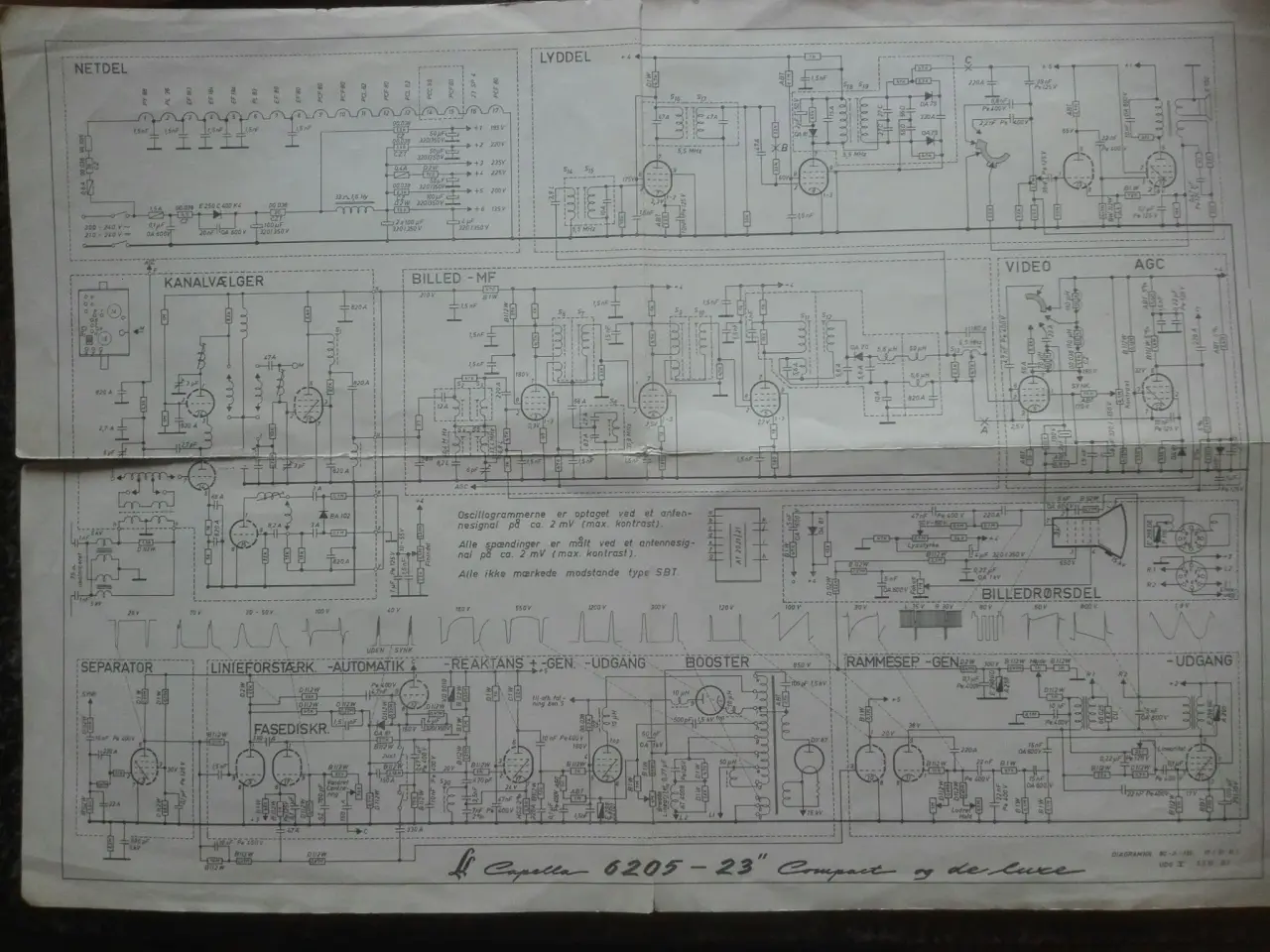 Billede 1 - Diagram til LL Capella 6205-23. Giv bud.