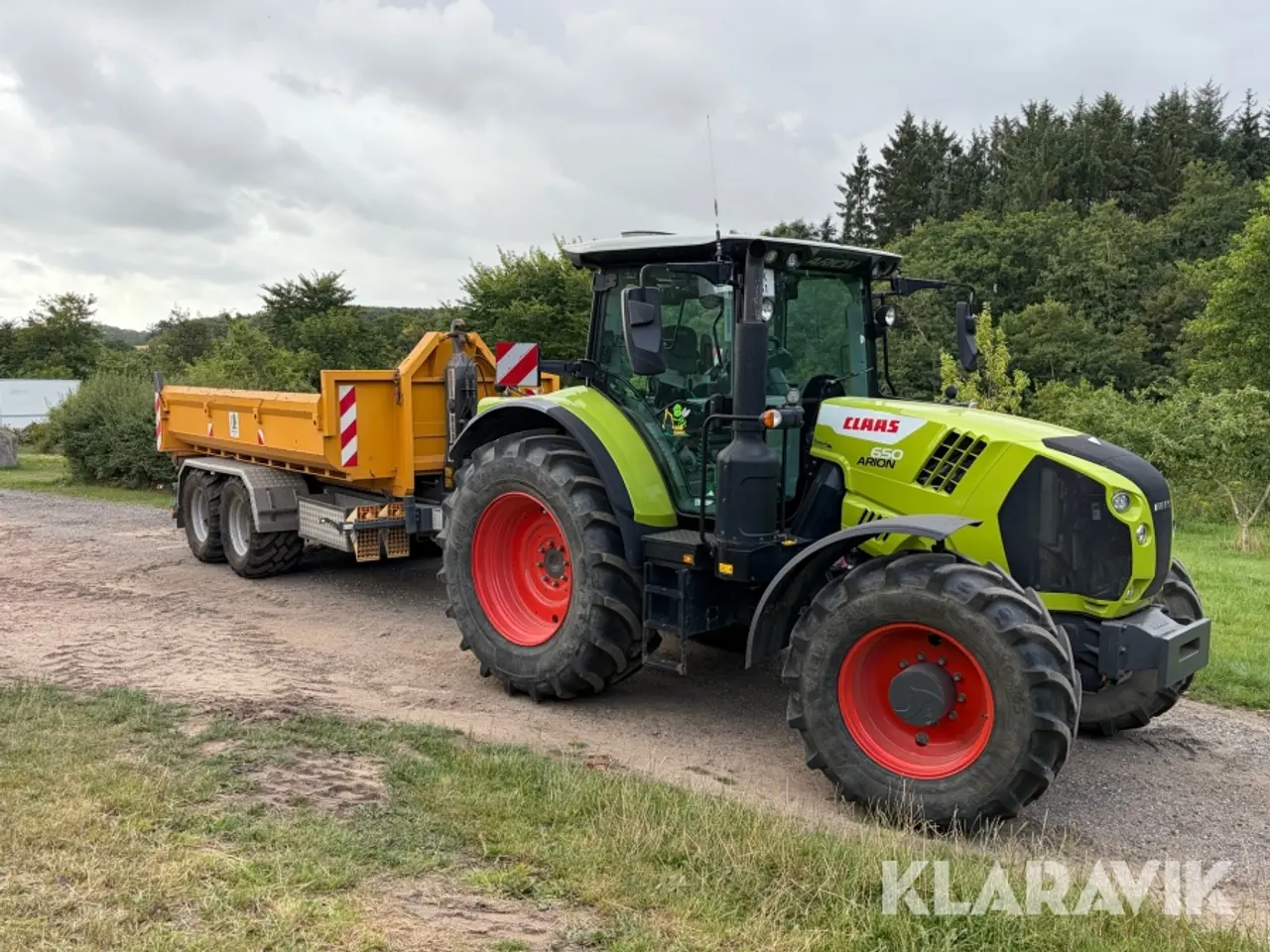 Billede 6 - Traktor Claas 650 Arion - med kroghejsevogn