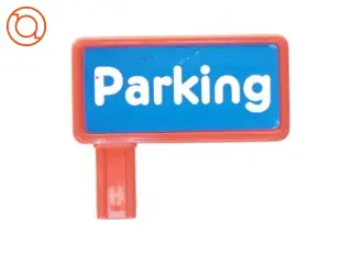 Legetøj skilt PARKING (str. 10 x 8 cm)