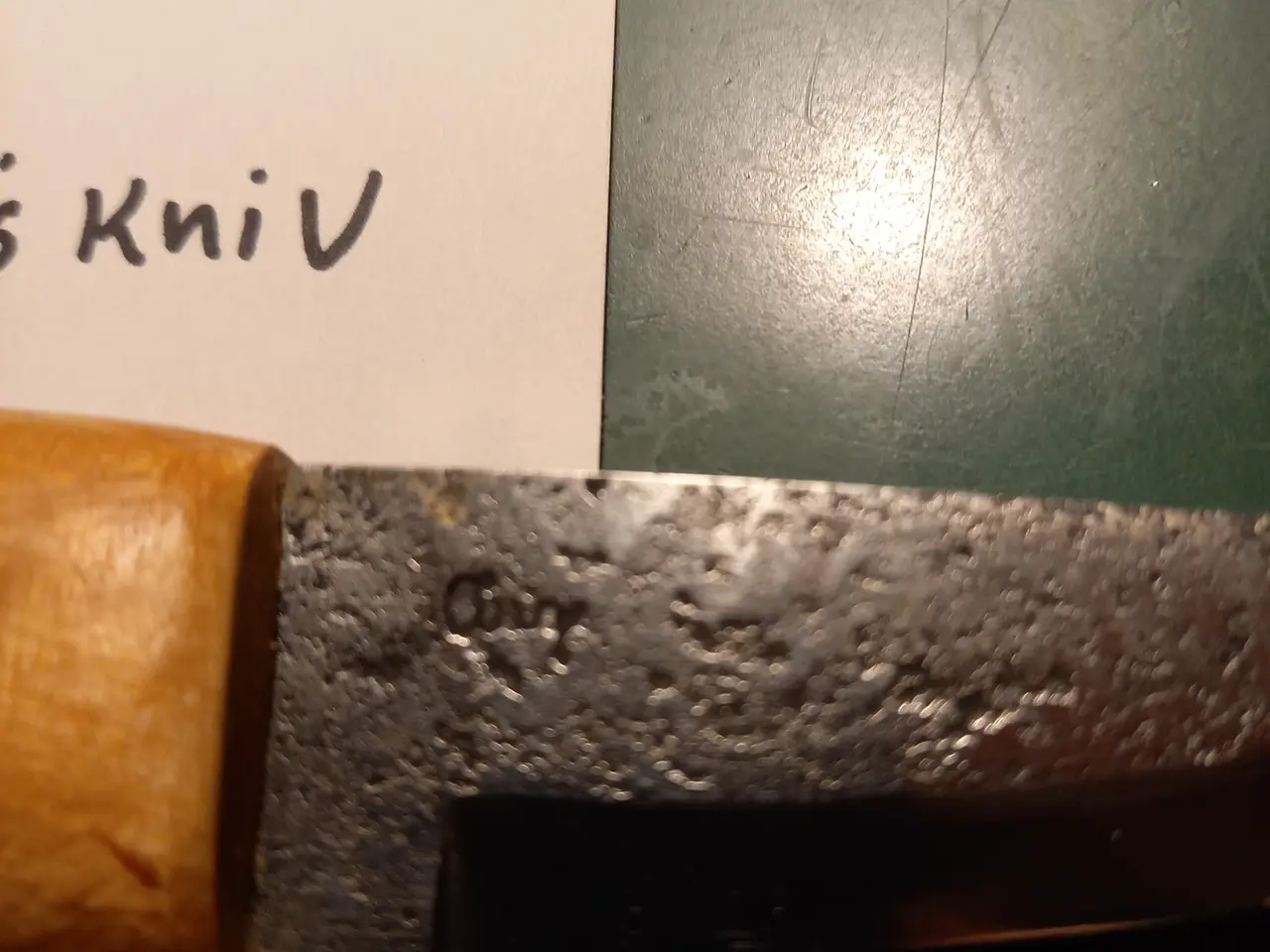 Billede 2 - Aage friluft´s kniv med ru blad