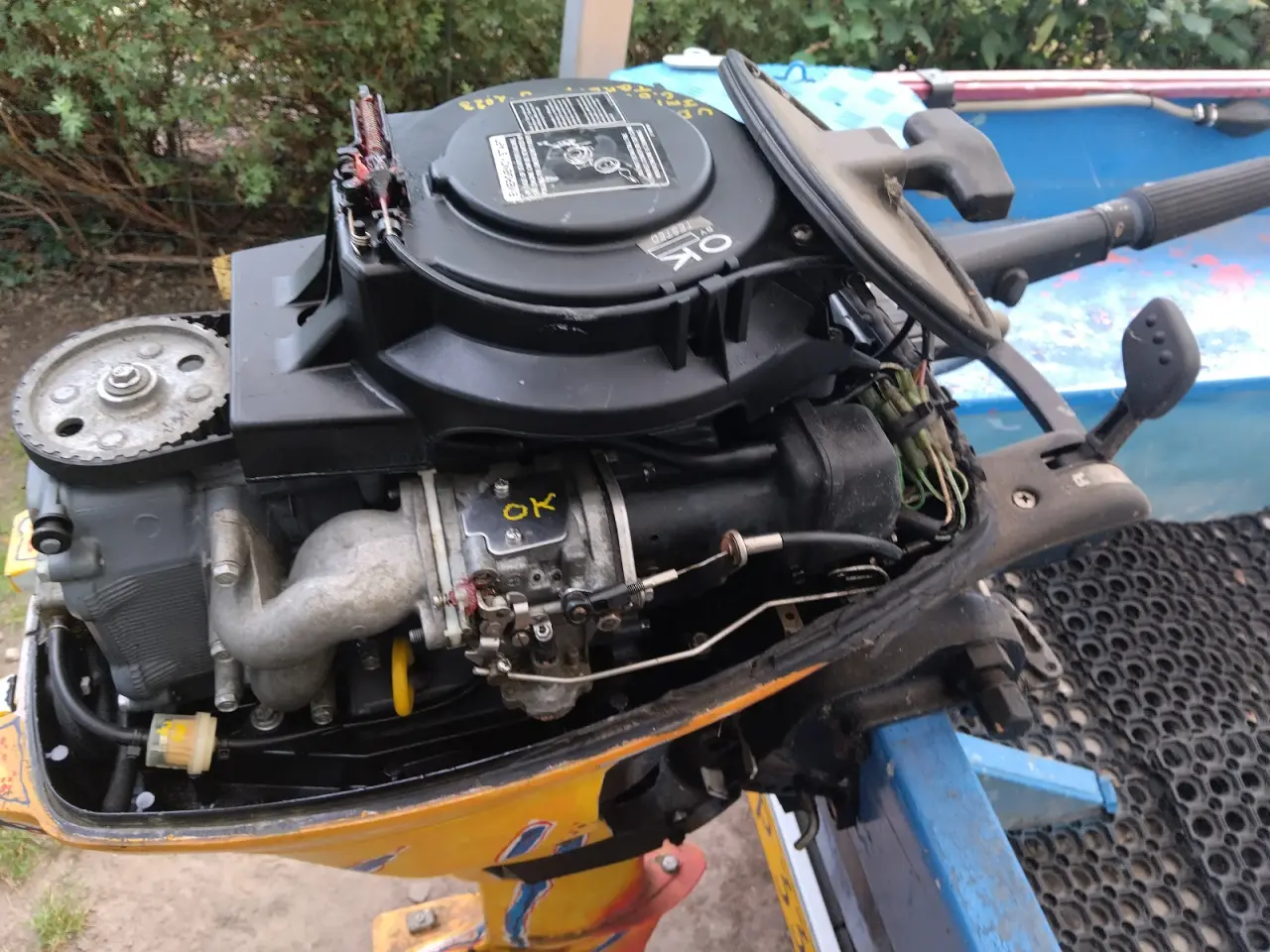 Billede 7 - Alu jolle 13 fod 15 hk Marina Bådtrailer 