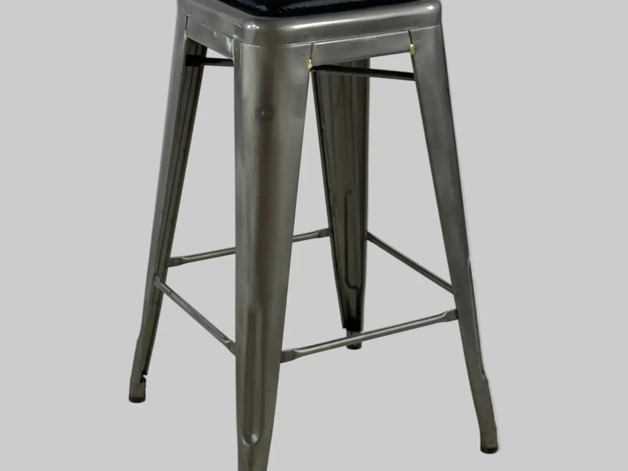 Billede 1 - Tolix H75 Barstol – Grå SH 75 cm