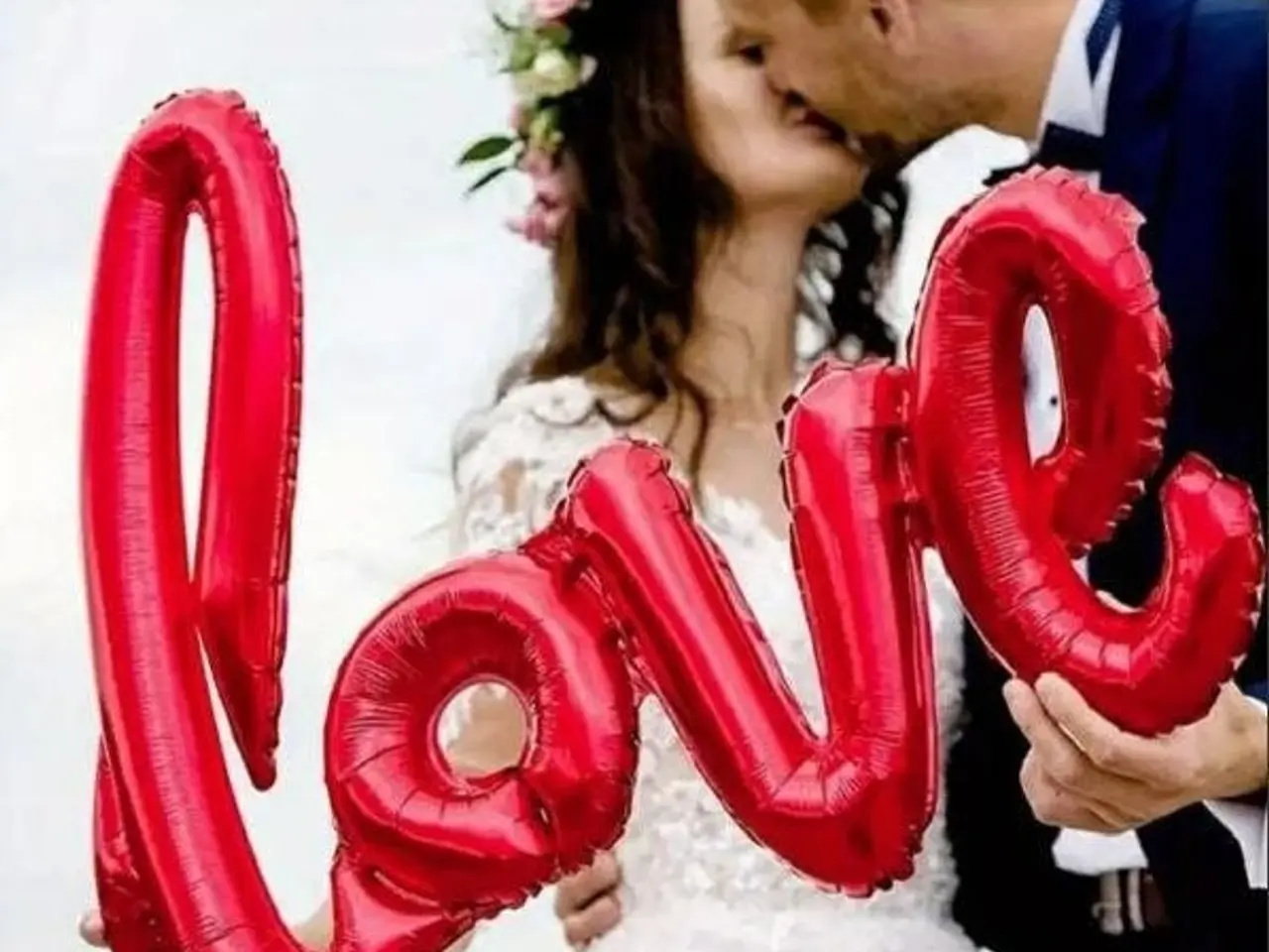 Billede 1 - Kæmpe kærlighedsballon "Love"