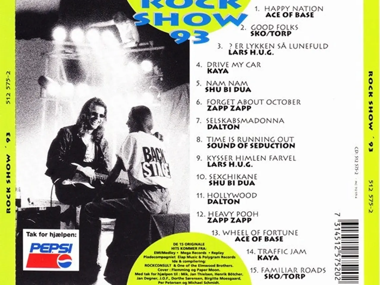 Billede 2 - Diverse kunstnere – Rock Show 93 – CD