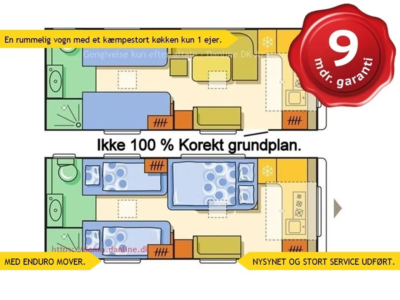 Billede 1 - 2012 - Adria Adora 613 HT En rummelig vogn med et kæmpestort køkken kun 1 ejer.