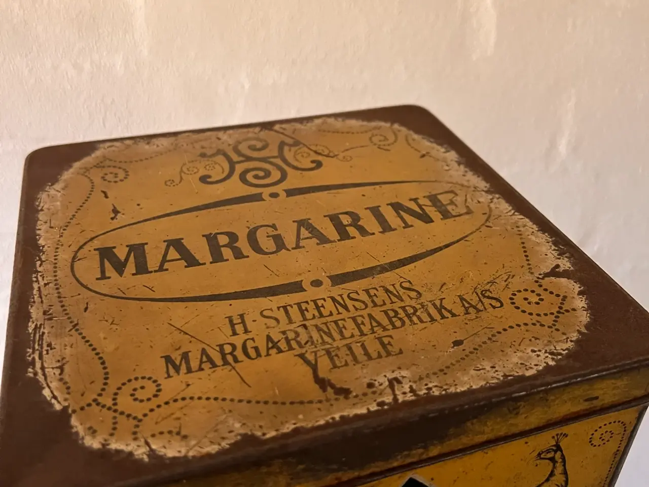 Billede 4 - Antik AGA Plante-Margarine metaldåse – H. Steensen