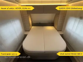 2023 - Adria Altea 542 PH Fremtræder som ny, QUEENS-SENG, m/MOVER + KLIMA mv.