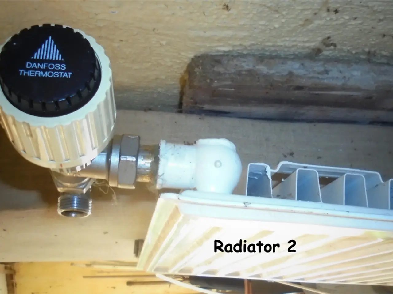 Billede 2 - Radiator 130x50x4,5 med Danfoss Termostat