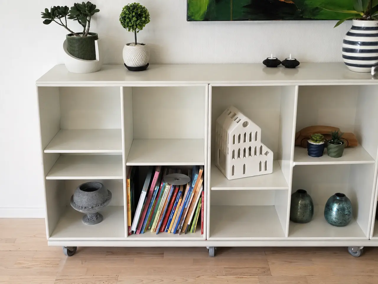 Billede 4 - Montana reol 280 cm – lang topplade og hjul