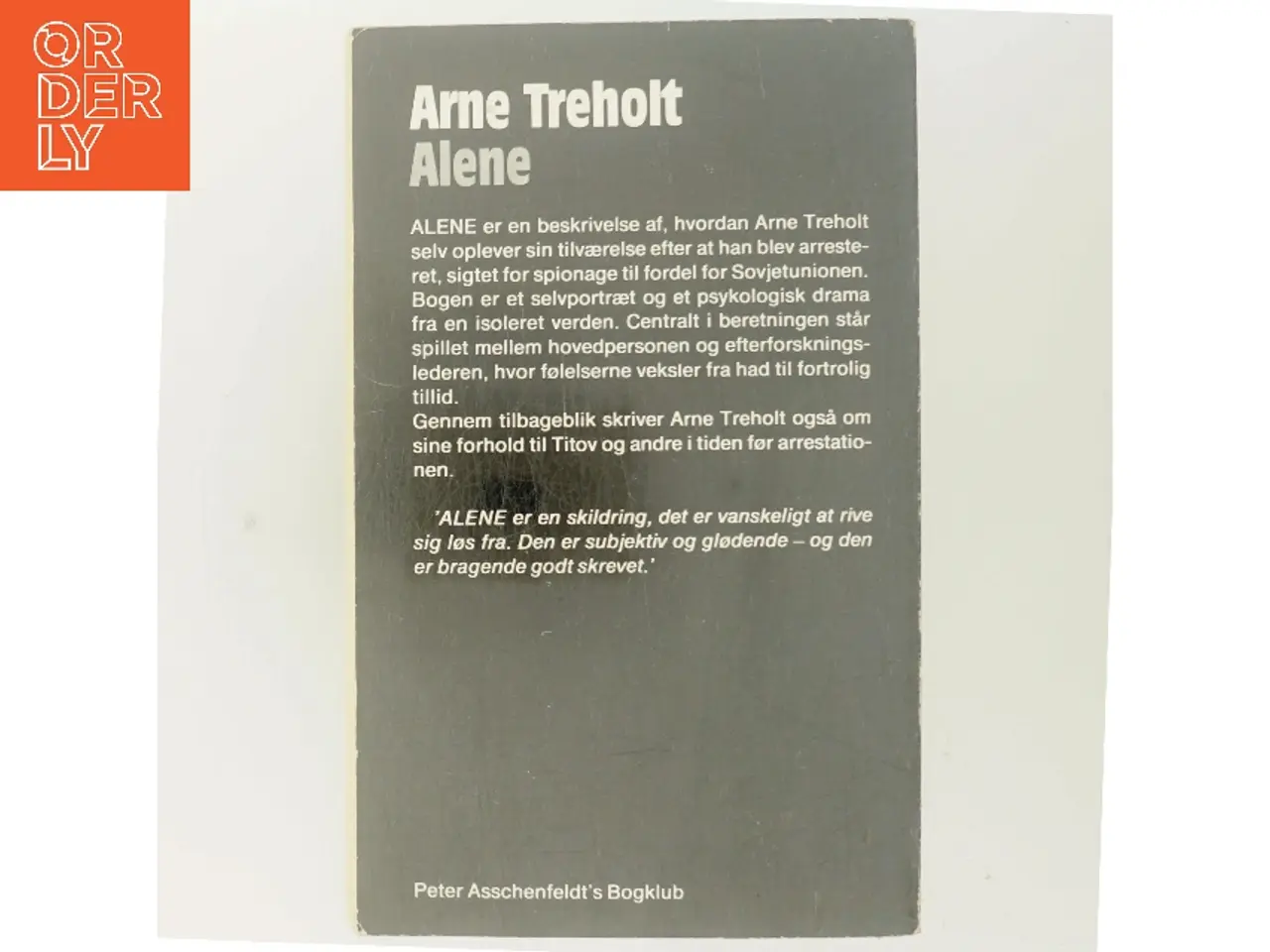 Billede 3 - Alene af Arne Treholt (Bog)
