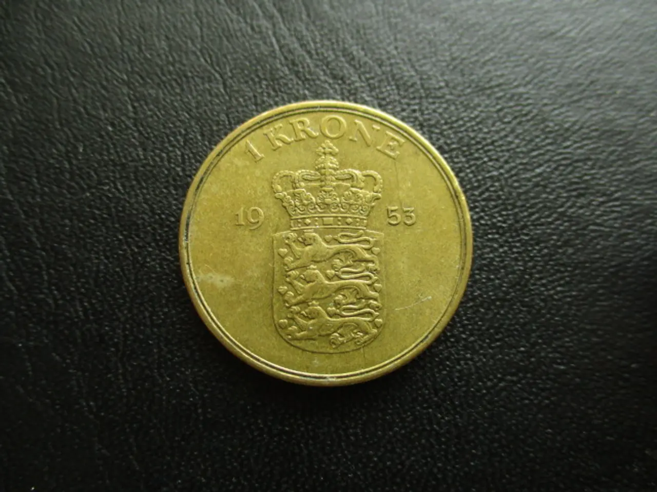 Billede 1 - 1 kr 1953 pæn kv. 1+