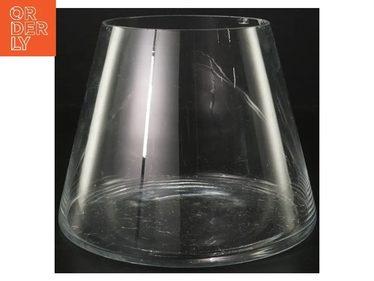 Billede 1 - Glas vase (str. Ø 12 cm lænde 15 cm)