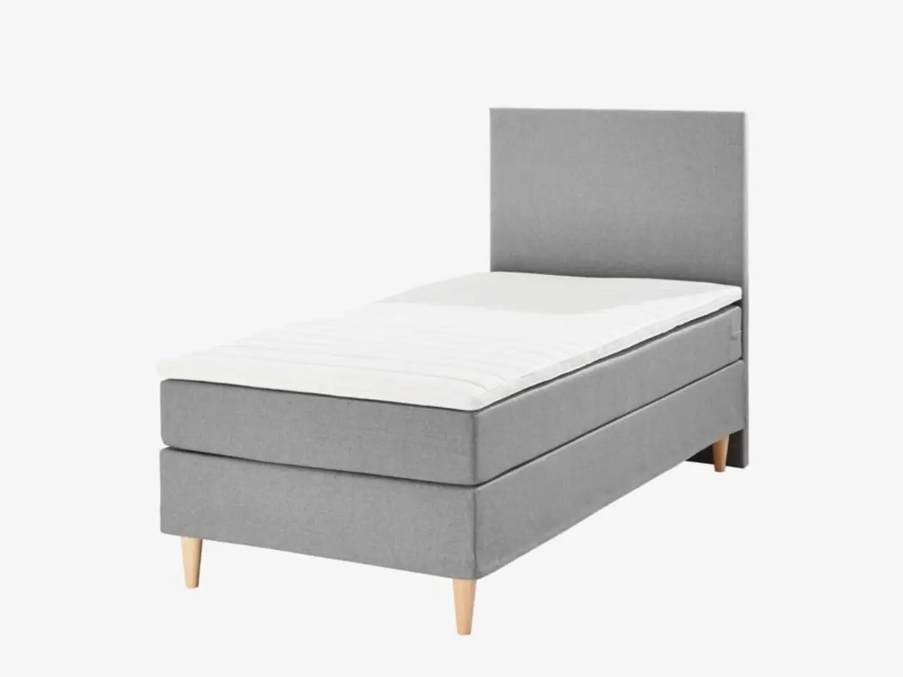 Billede 1 - Kontinentalseng 90x200cm LEIRKUP Inkl. gavl