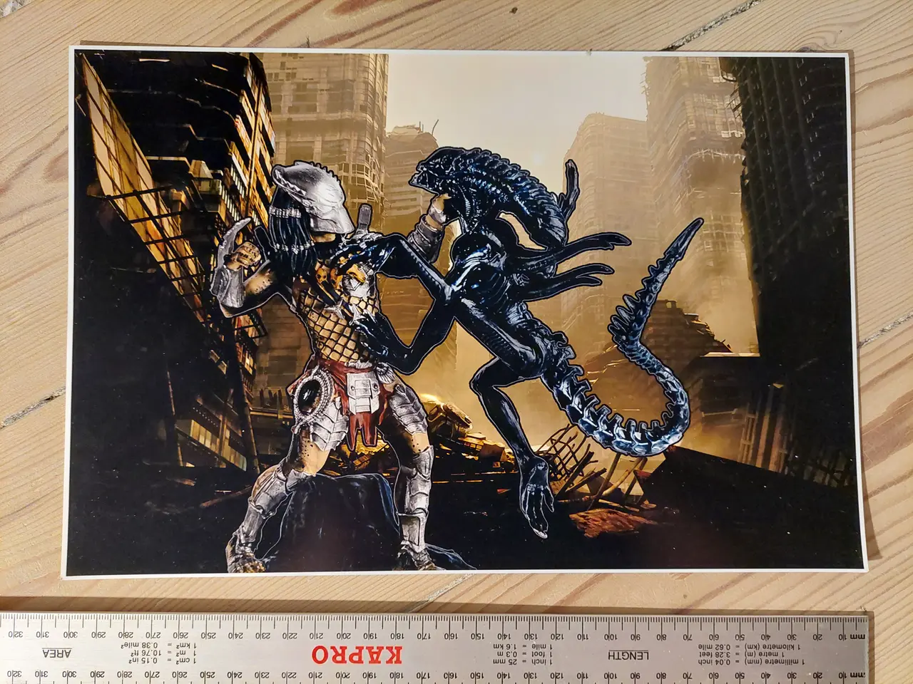 Billede 3 - Ubrugte Alien vs. Predator Plakater – Grafisk AvP