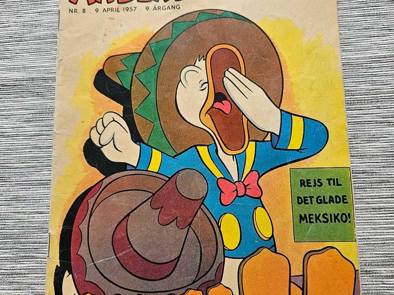 Billede 1 - Anders And blad fra 1957 Nr. 8