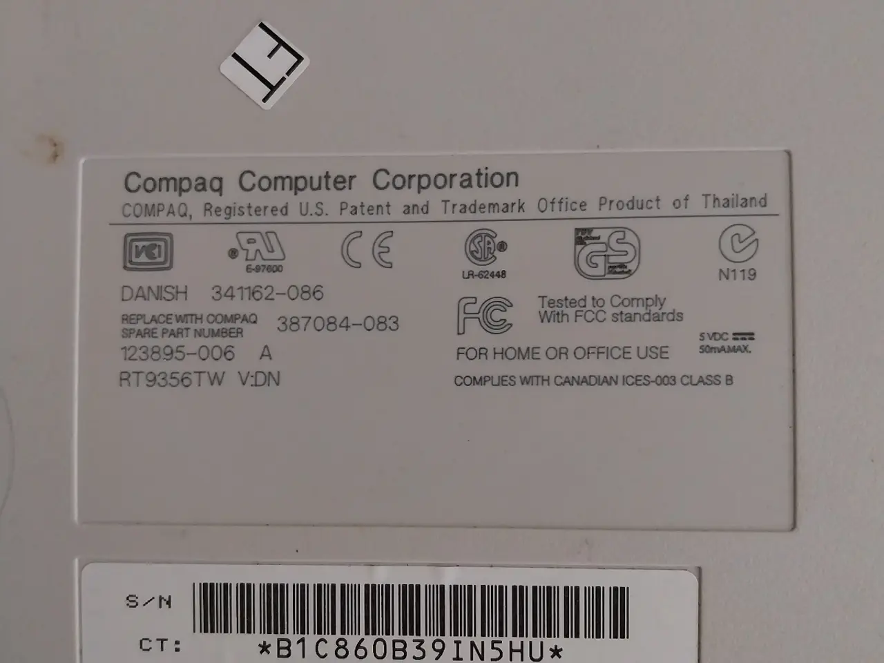 Billede 10 - Compaq tastatur med ledning