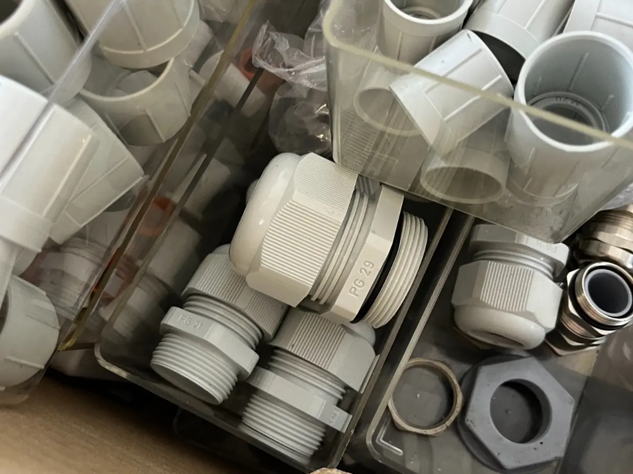 Billede 17 - Detzel Univolt kabel Gland parti PG21 PG29 Plastic