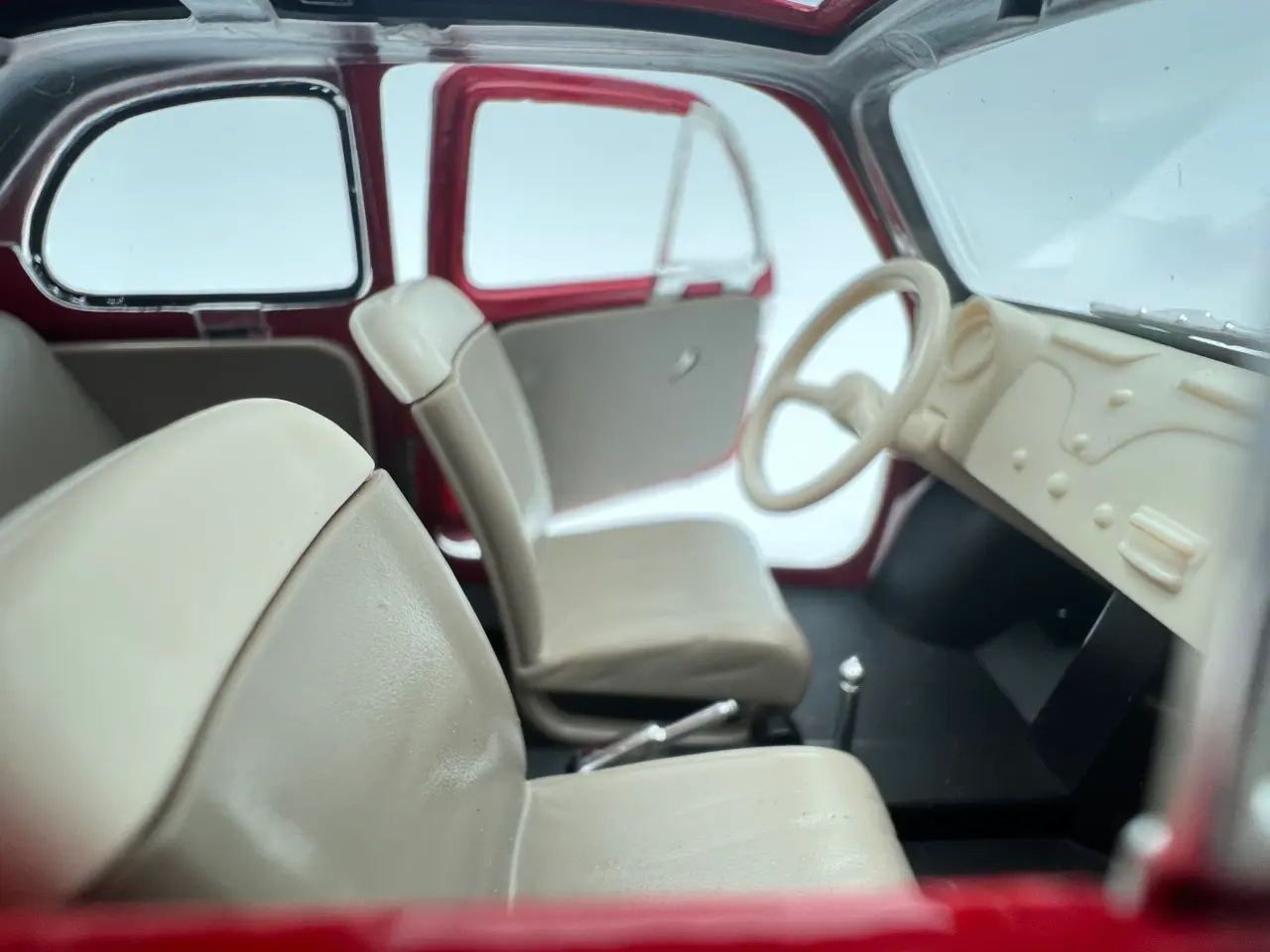 Billede 7 - 1960 Fiat 500 Open- 1:16 / 1:18 Sjælden model